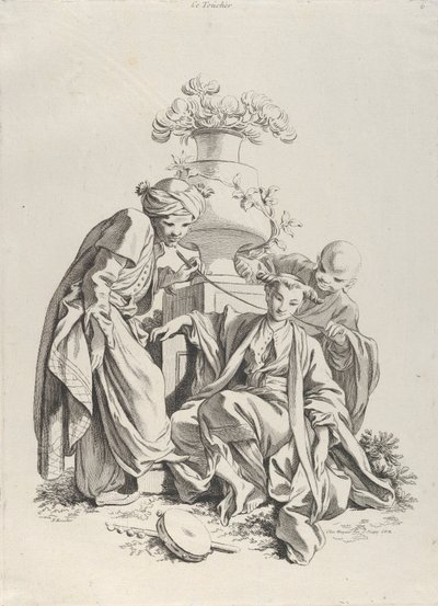 Le toucher, des Cinq Sens, 1720-70 - François Boucher