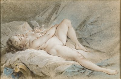 Vénus jouant avec deux colombes - François Boucher