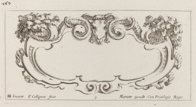 Cartouche - François Collignon after Stefano Della Bella