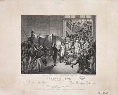 Départ du Roi, 19 mars 1815, c.1820 - François Joseph Heim
