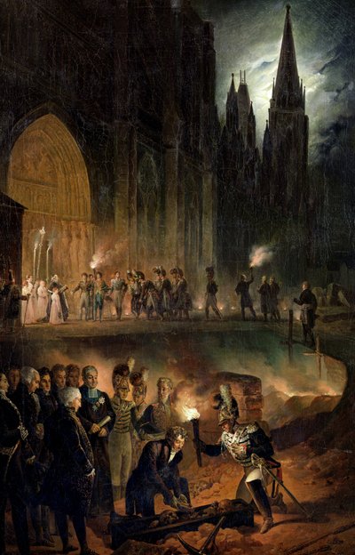 Transfert des ossements de la famille royale à l
