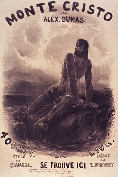 Louis Français-Dantès sur son rocher - Francois Louis Francais