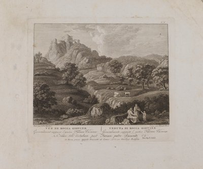 Vue de Rocca Giovine (no. V) - François Morel