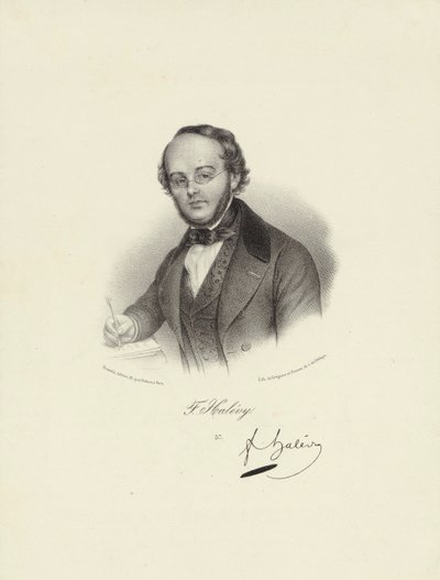 Personne représentée :  Jacques Fromental Halévy - Francois Seraphin Delpech