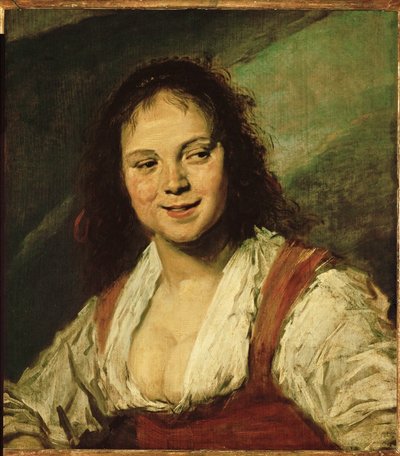 La Bohemienne - La Gitane ... - Frans (School of) Hals