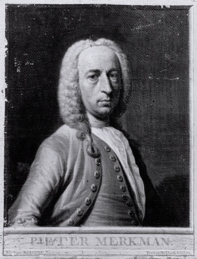 Portrait de Pieter Merkman Jr - Frans Decker