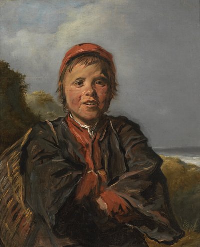 Fisher Boy (huile sur toile) - Frans Hals