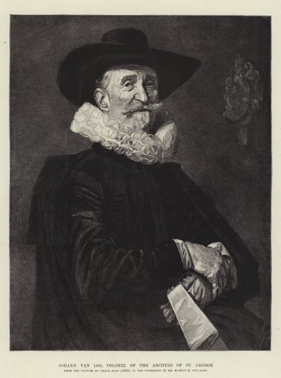 Johann van Loo, colonel des archers de Saint-Georges - Frans Hals