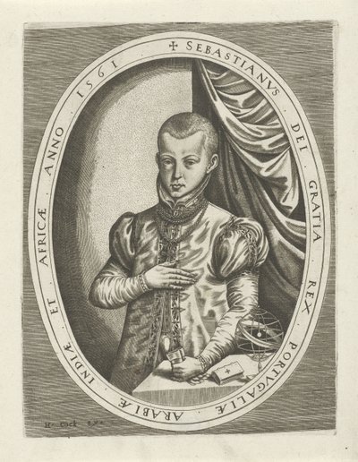 Portrait de Sébastien Ier du Portugal - Frans Huys