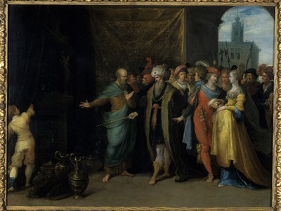 Crésus montre ses trésors à Solon - Frans II the Younger Francken