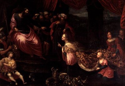 Le roi Salomon et la reine de Saba - Frans II the Younger Francken