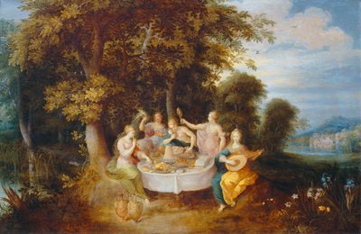 Les Cinq sens - The five senses ... - Frans II the Younger Francken