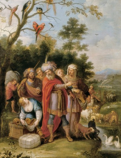 Noé et sa famille en route vers l