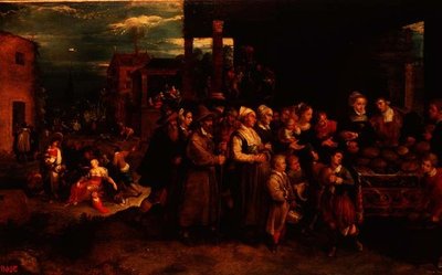 Les sept œuvres de miséricorde, vers 1617 - Frans II the Younger Francken