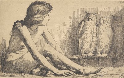 La fille aux hiboux - Frans Schwartz