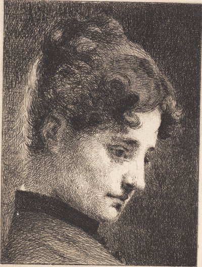Tête de profil d