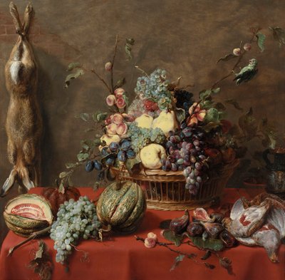 Nature morte aux fruits et au lièvre mort - Frans Snyders