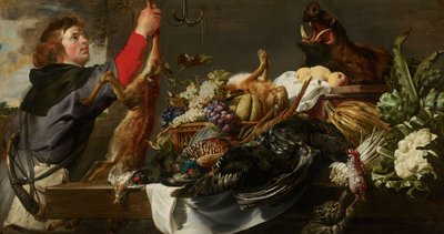 Nature morte avec chasseur, vers 1615 - Frans Snyders or Snijders