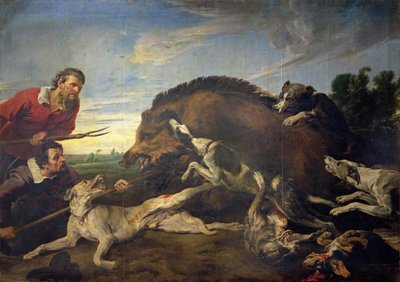 La Chasse au Sanglier, vers 1640 - Frans Snyders or Snijders