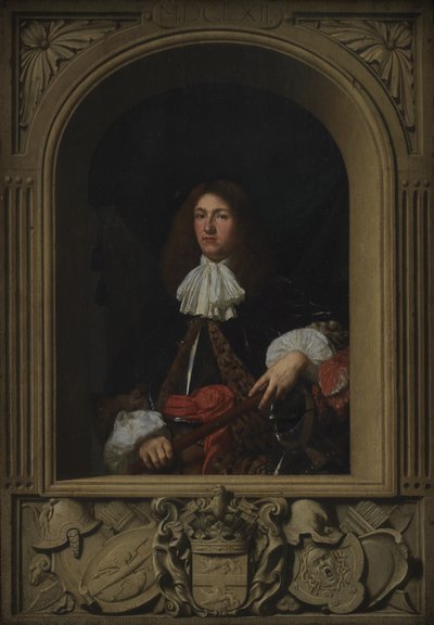Portrait du comte Ulrik Frederik Gyldenløve - Frans van I Mieris