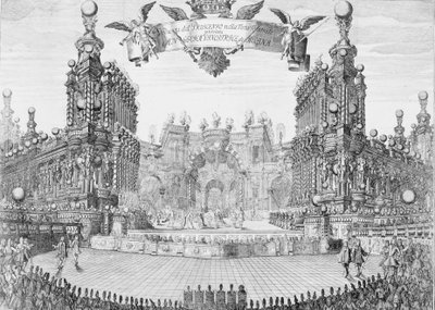 Proscenium pour Angelica, Vincitrice di Alcina, 1716 - Franz Ambros Dietel