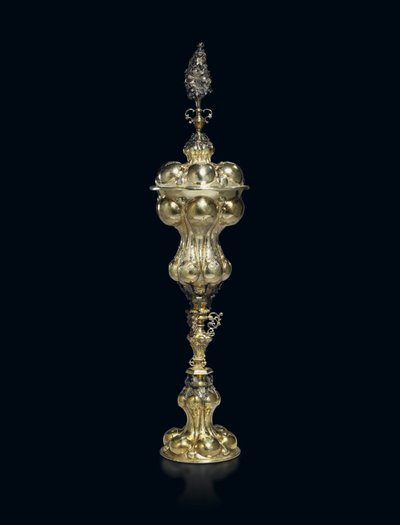 Coupe et couvercle partiellement dorés, 1609-29 - Franz Fischer