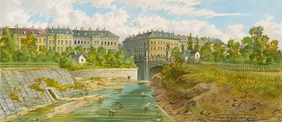 Le pont Élisabeth sur la rivière Vienne - Franz Gerasch