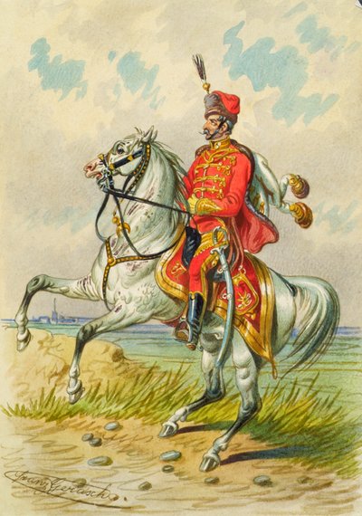 Soldat à cheval - Franz Gerasch