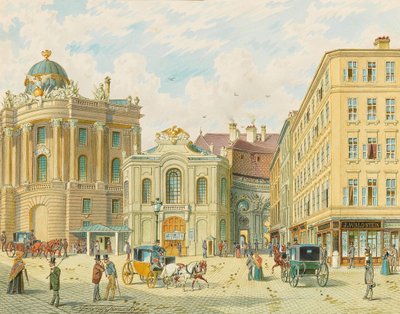 Le vieux Burgtheater à Vienne - Franz Gerasch