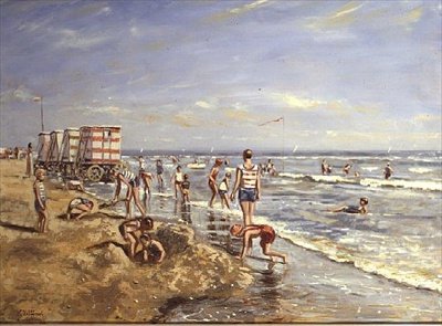 Construction de châteaux de sable - Franz Helfferich