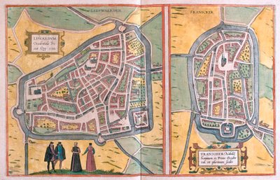 Franeker, Pays-Bas (Gravure) - Franz Hogenberg