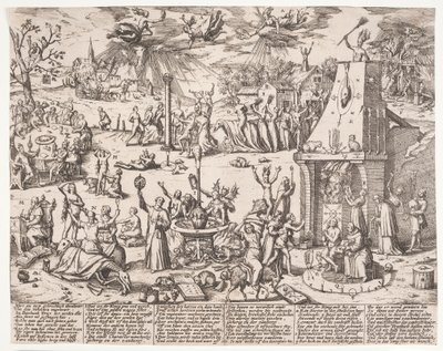 Sabbat des sorcières - Franz Hogenberg