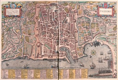 Palerme, Italie (gravure) - Franz Hogenberg