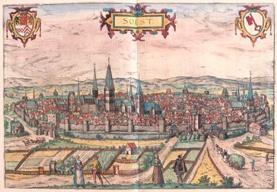 Soest, Allemagne (gravure) - Franz Hogenberg