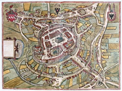 Świebodzin, Pologne (gravure) - Franz Hogenberg