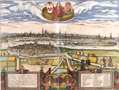 Vue de Maastricht, Pays-Bas - Franz Hogenberg