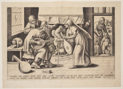 Maître John Blockhead (le fabricant de luths) - Franz Huys