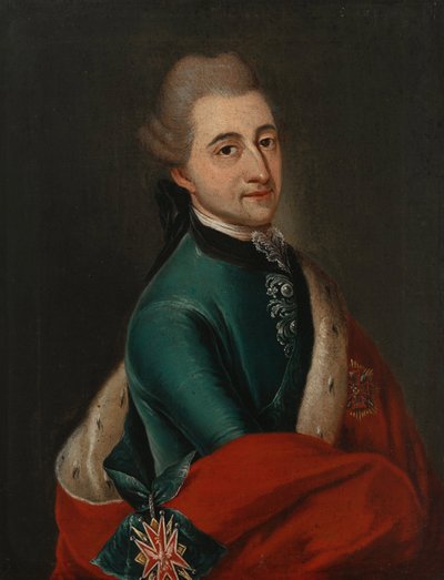 Portrait de Stanislas II Auguste Poniatowski, roi et grand-duc de la République des Deux Nations - Franz Ignaz Molitor