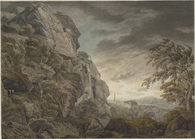 Paysage héroïque dans l