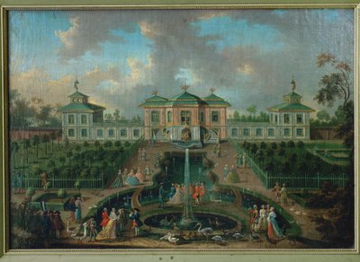 Vie de cour dans le parc du château d