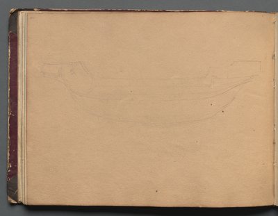 Album avec des vues de Rome et des environs, études de paysages, page 19b : Croquis d