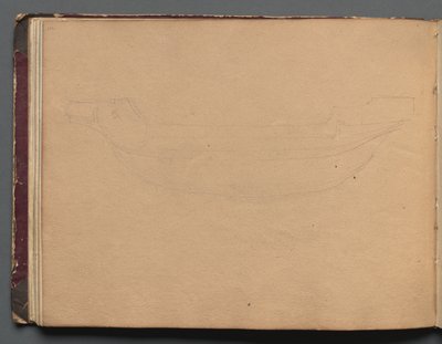 Album avec des vues de Rome et des environs, études de paysage, page 19b : Croquis d