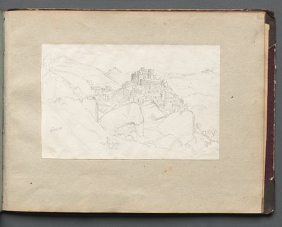 Album avec vues de Rome et des environs, études de paysage, page 53a : Vivaro - Franz Johann Heinrich Nadorp