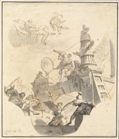 Une allégorie de la sagesse et des arts - Franz Karl Palko