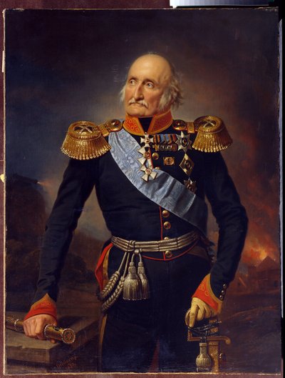 Portrait du maréchal comte Louis Adolphe Pierre zu Sayn Wittgenstein - Franz Krüger
