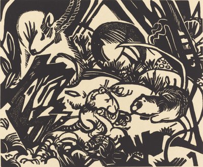 Légende animale, 1912 - Franz Marc