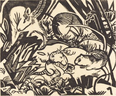 Légende animale, 1912 - Franz Marc