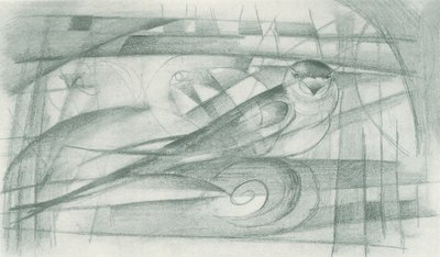 Une hirondelle - Franz Marc