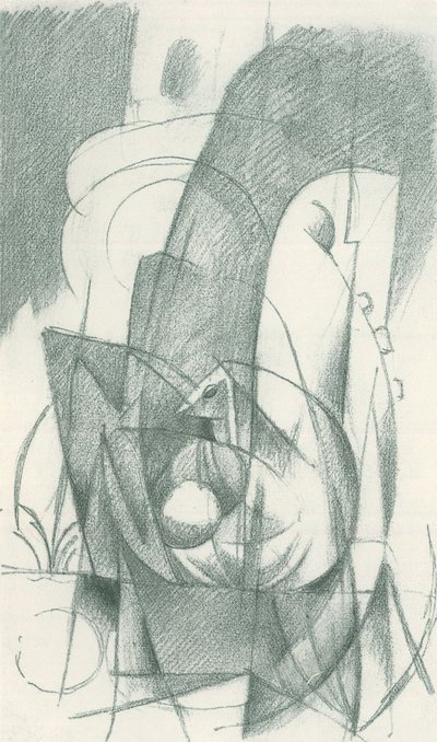 Franz Marc - Carnet de croquis pris sur le vif - Feuille 15 - Franz Marc