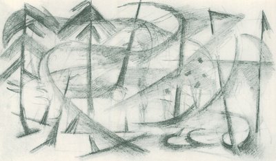 Franz Marc - Carnet de croquis pris sur le vif - Feuille 35 - Franz Marc
